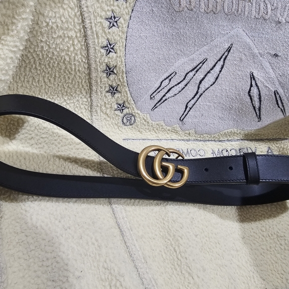 Gucci Skinny 1' GG Marmont Belt - Picture 2 of 4